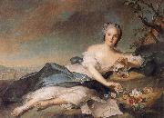 Jean Marc Nattier Madame Henriette as Flora oil painting reproduction